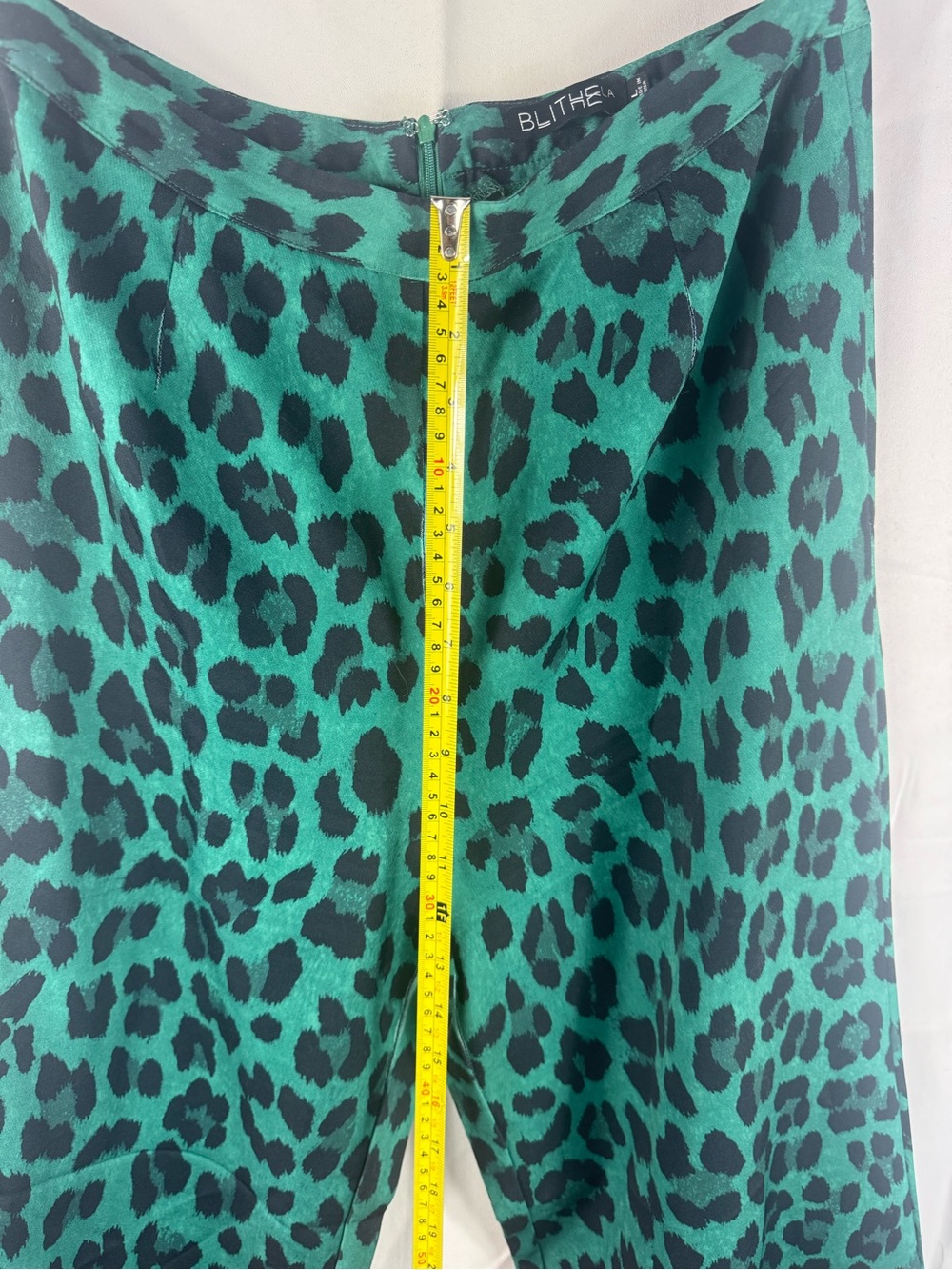 Blithe Green and Black Leopard-Print Pant 2 piece Suit - Picture 5 of 10